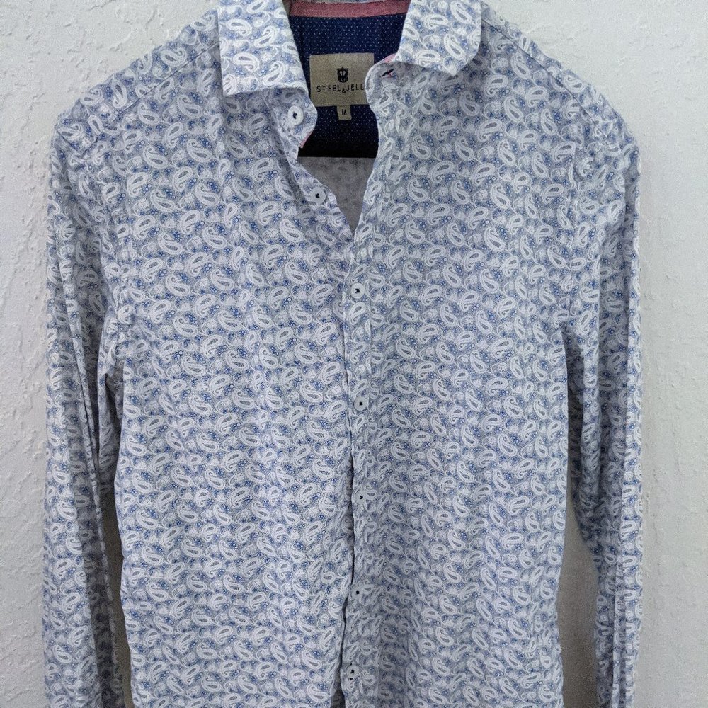 Steel & Jelly Long Sleeve Paisley Shirt (M)